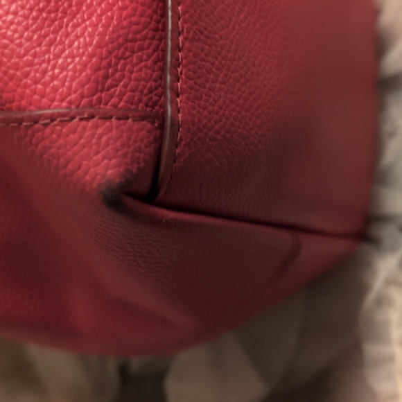 Coach Fuchsia Leather Hobo Bag - Picture 5 of 9